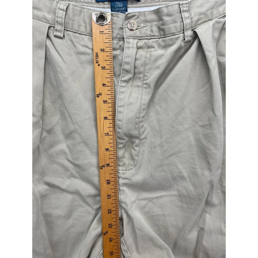 Polo Ralph‎ Lauren Men's Tyler Shorts 40 Beige Pleated Casual